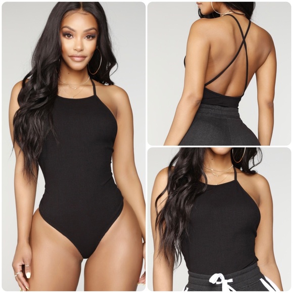 Fashion Nova Tops - •FASHION NOVA• say it strappy bodysuit